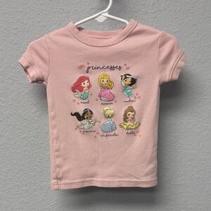 BabyGap&Disney 18-24 mo Pink Princess Short Sleeve Tee, excellent Cndition, SOFT